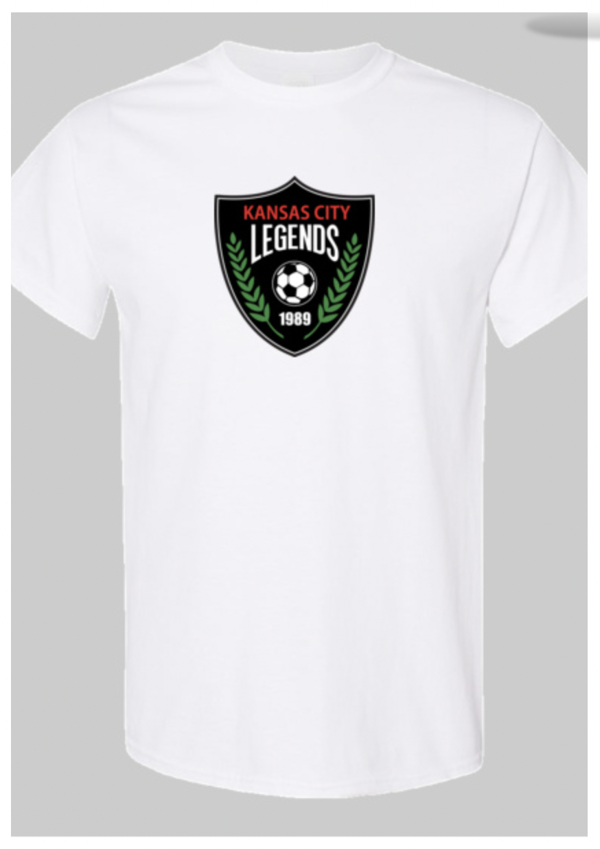 KC Legends Soccer Logo Cotton T-Shirt – Short Sleeve or Long